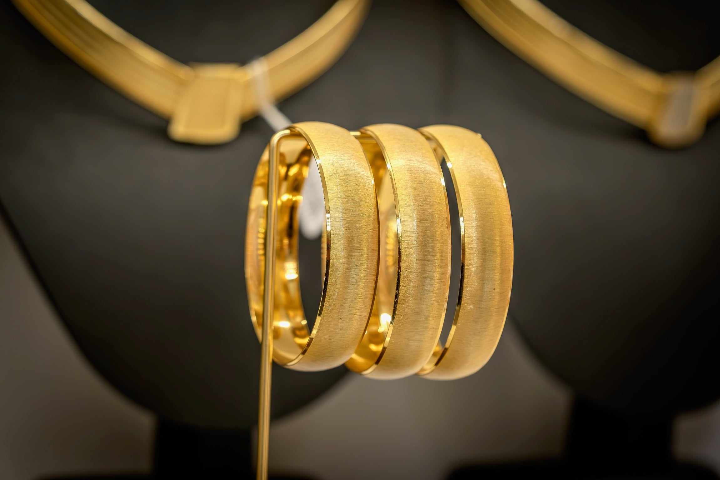 Altın Renginde Lak Kaplama BRACCIALE 1,50 cm - BL15035 - Mad Gold bracciali da 1,50 cm