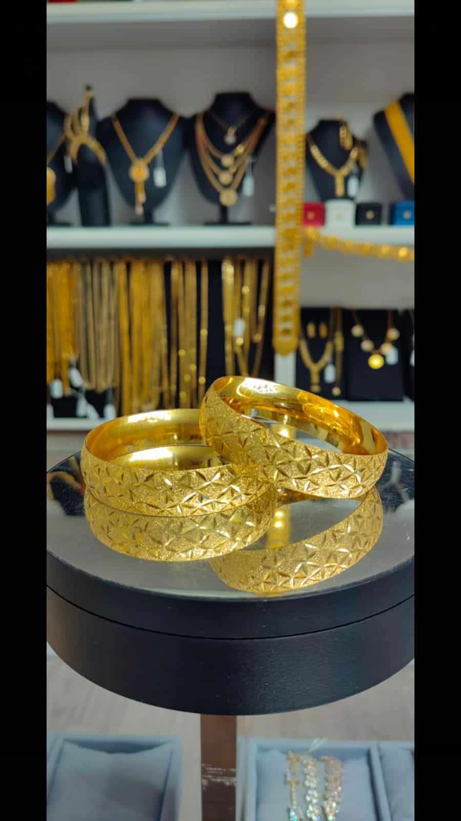 Altın Renginde Lak Kaplama 1.50cm BİLEZİK - BL15016 - Mad Gold bracciali da 1,50 cm