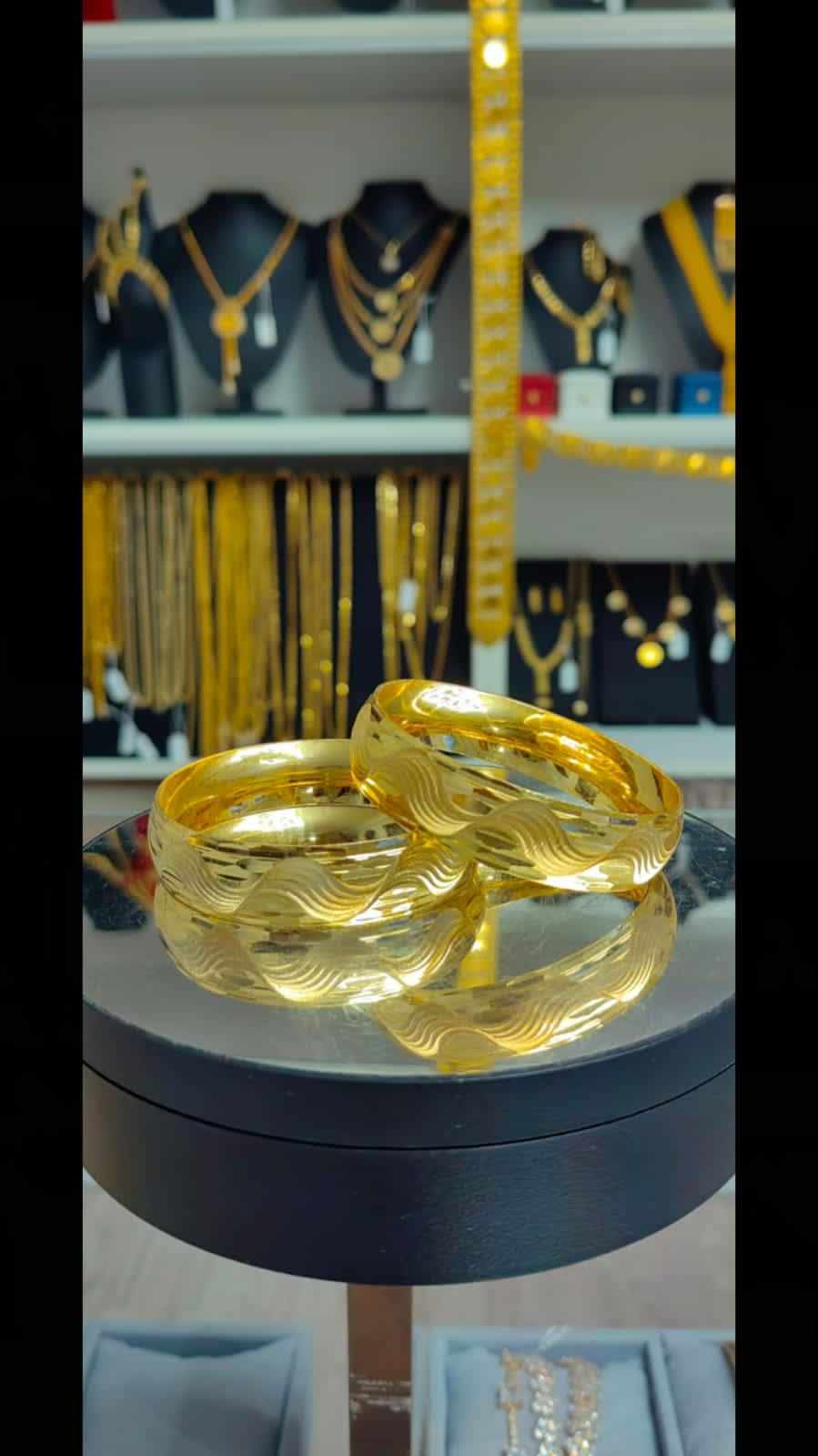 Altın Renginde Lak Kaplama BRACCIALE 1,50 cm - BL15041 - Mad Gold bracciali da 1,50 cm