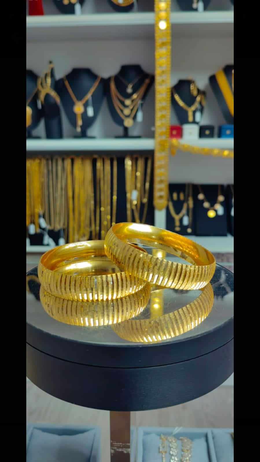 Altın Renginde Lak Kaplama BRACCIALE 1,50 cm - BL15033 - Mad Gold bracciali da 1,50 cm