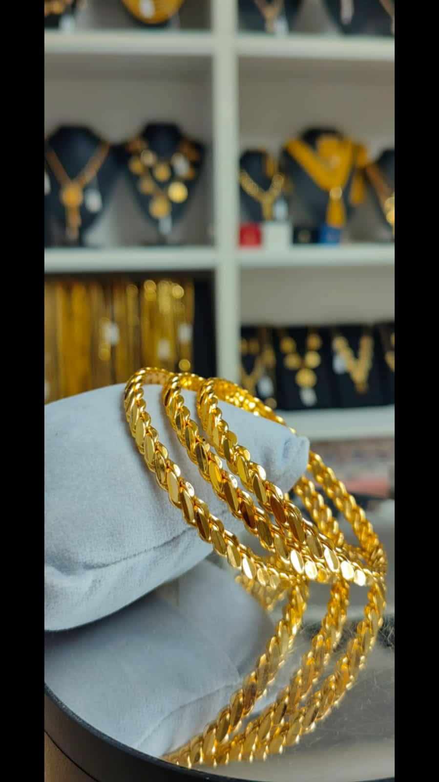 Altın Renginde Lak Kaplama Adana Burma Bilezik - BBL006 - Mad Gold burma bilezikler