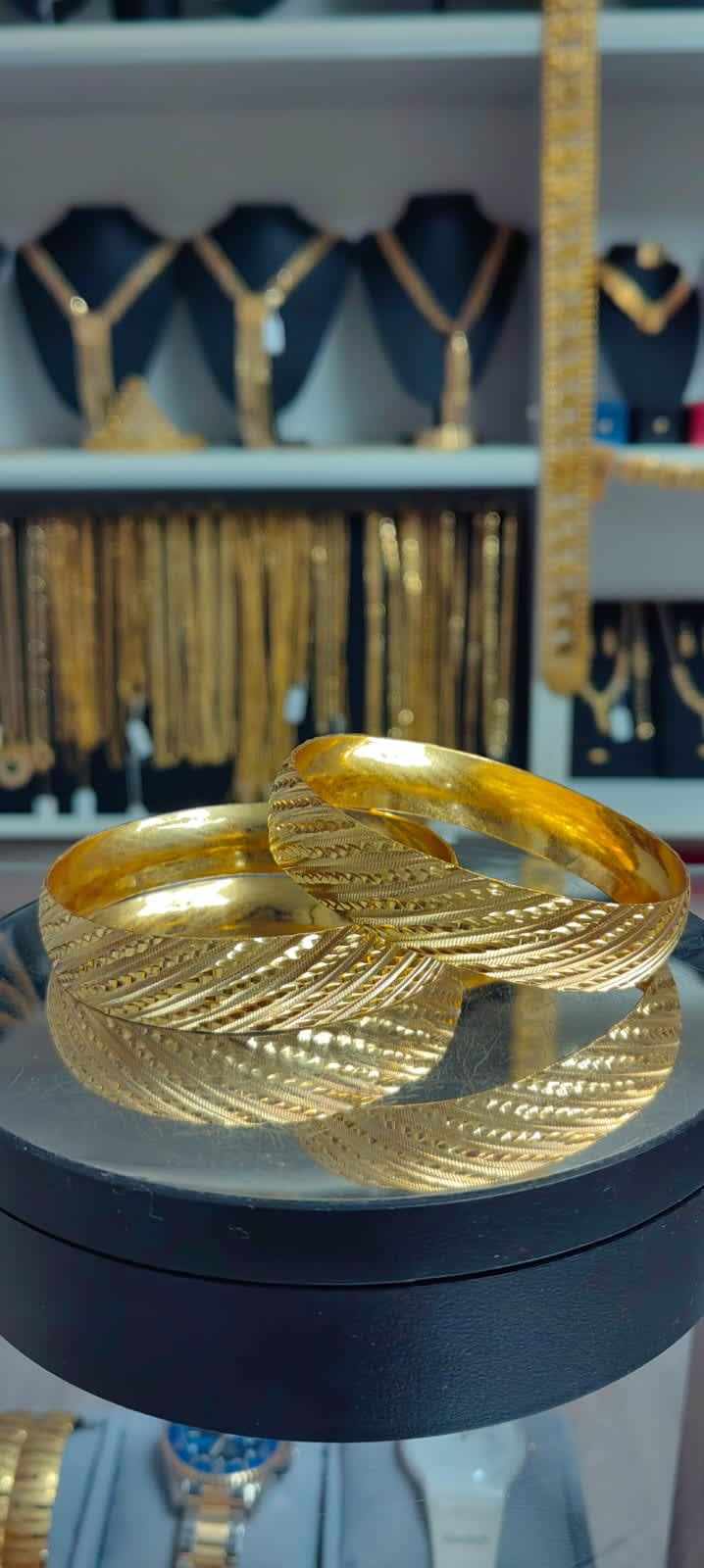 Altın Renginde Lak Kaplama 1.50cm BİLEZİK - BL15004 - Mad Gold bracciali da 1,50 cm