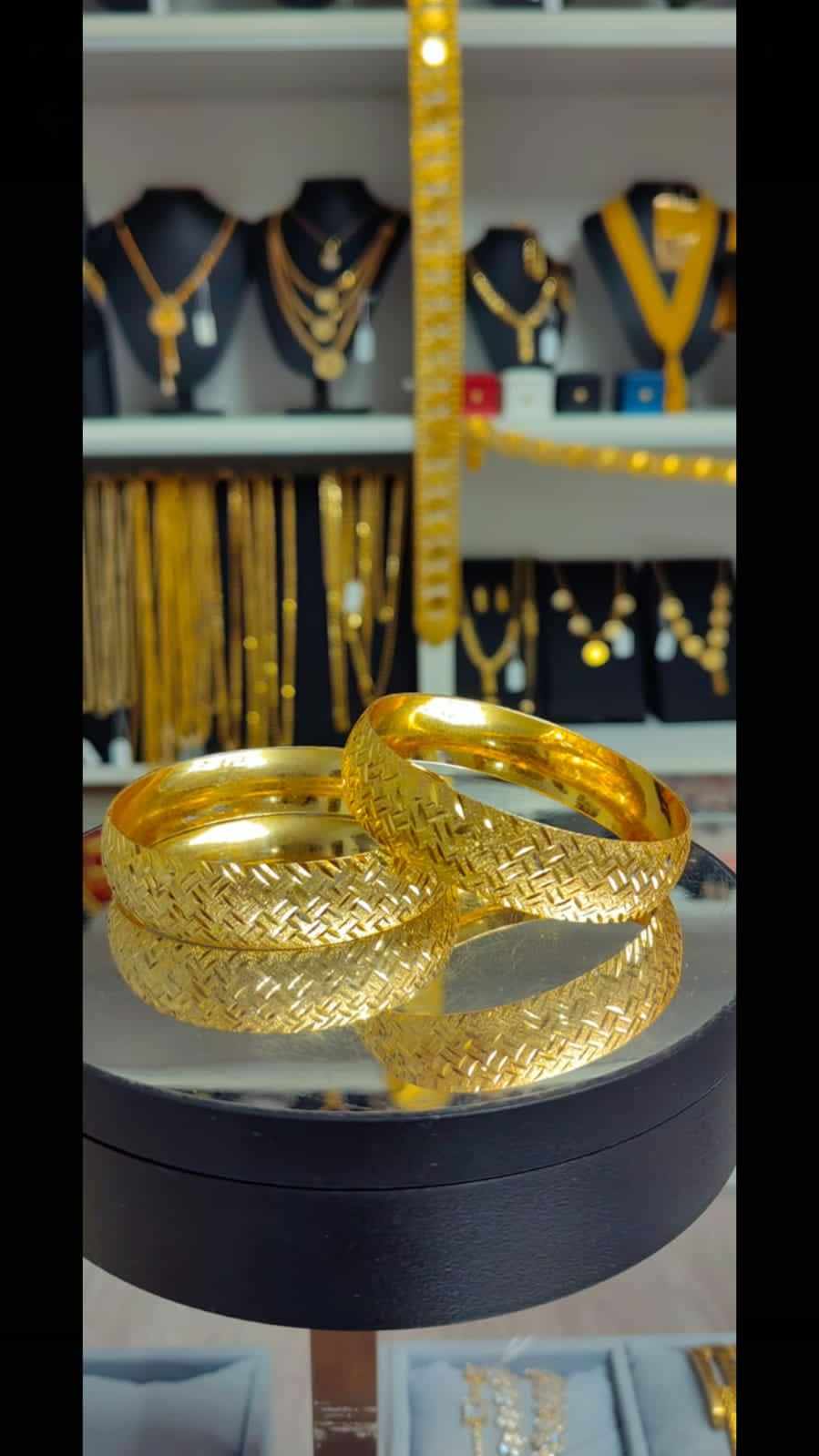 Altın Renginde Lak Kaplama 1.50cm BİLEZİK - BL15021 - Mad Gold bracciali da 1,50 cm