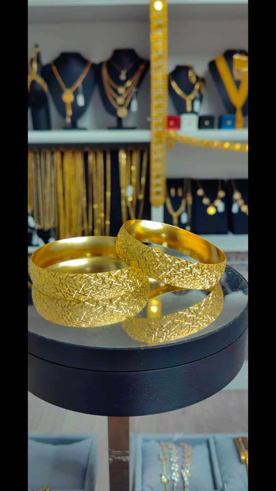 Altın Renginde Lak Kaplama 1.50cm BİLEZİK - BL15012 - Mad Gold bracciali da 1,50 cm