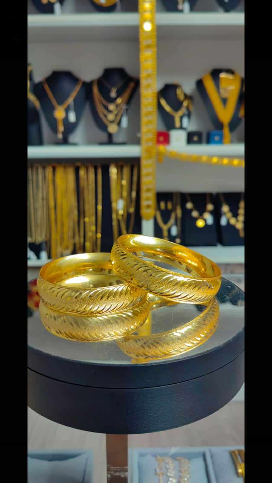 Altın Renginde Lak Kaplama BRACCIALE 1,50 cm - BL15038 - Mad Gold bracciali da 1,50 cm