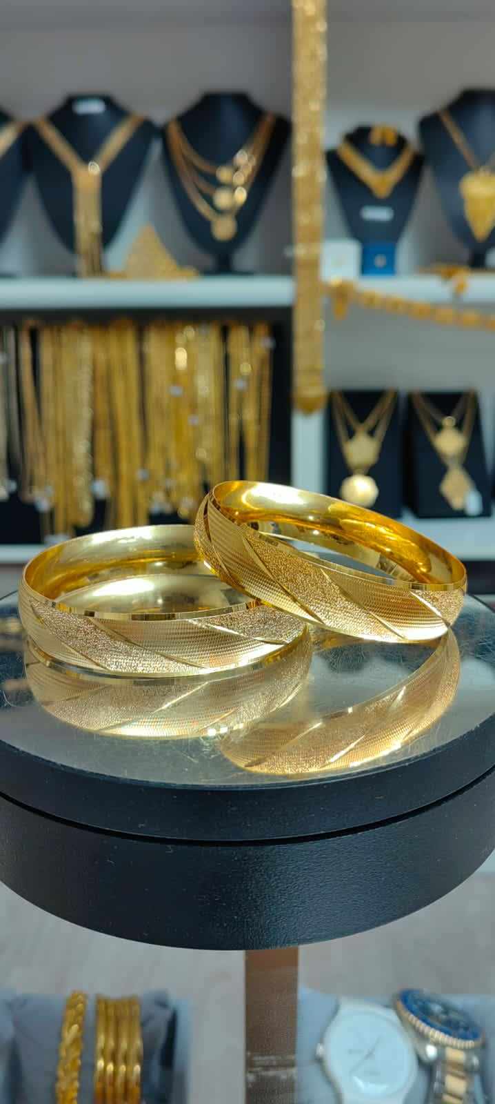 Altın Renginde Lak Kaplama BRACCIALE 1,50 cm - BCBL007 - Mad Gold bracciali da 1,50 cm