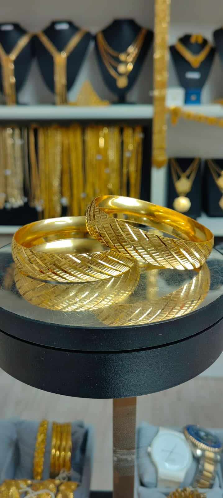 Altın Renginde Lak Kaplama BRACCIALE 1,50 cm - BCBL002 - Mad Gold bracciali da 1,50 cm