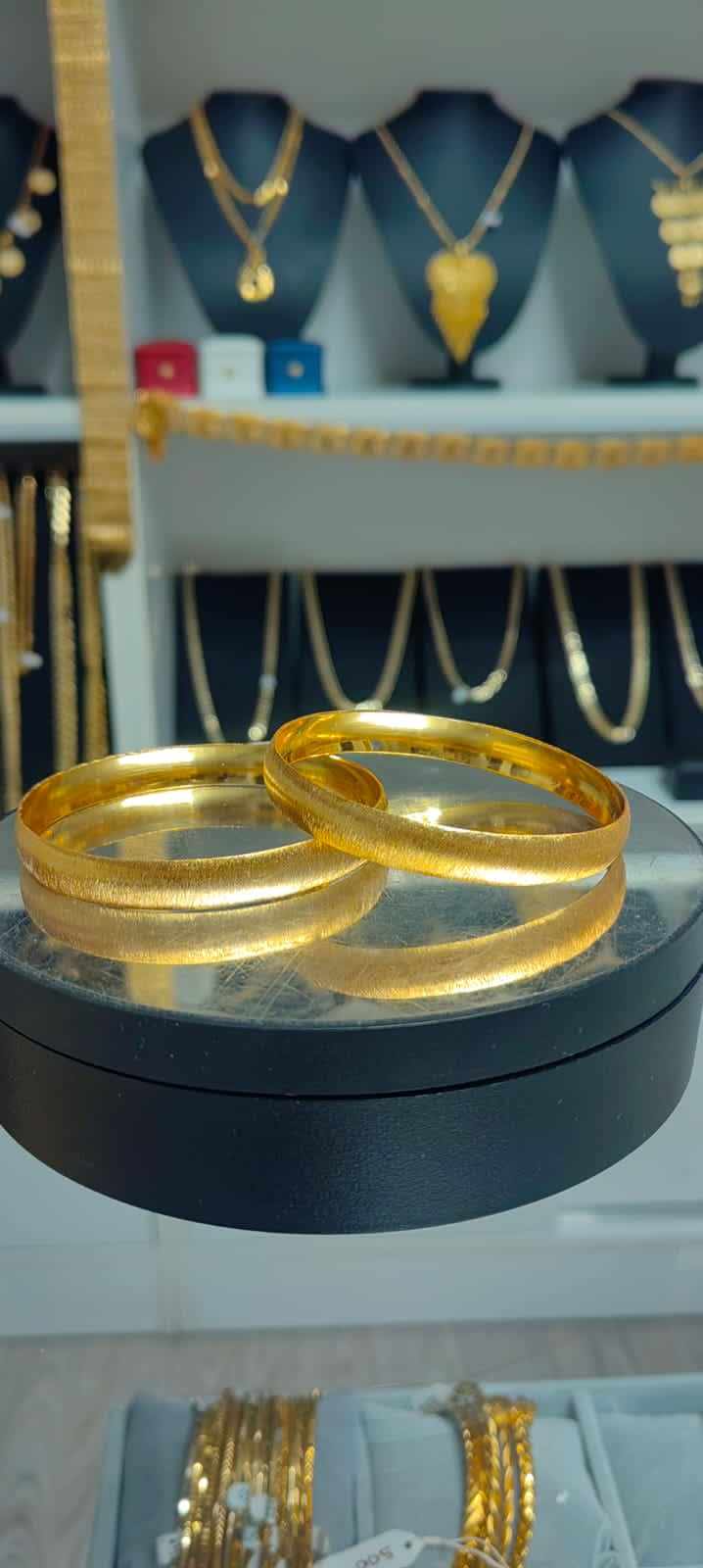 Altın Renginde Lak Kaplama BRACCIALE 1,00 cm - BCBL006 - Mad Gold braccialetti