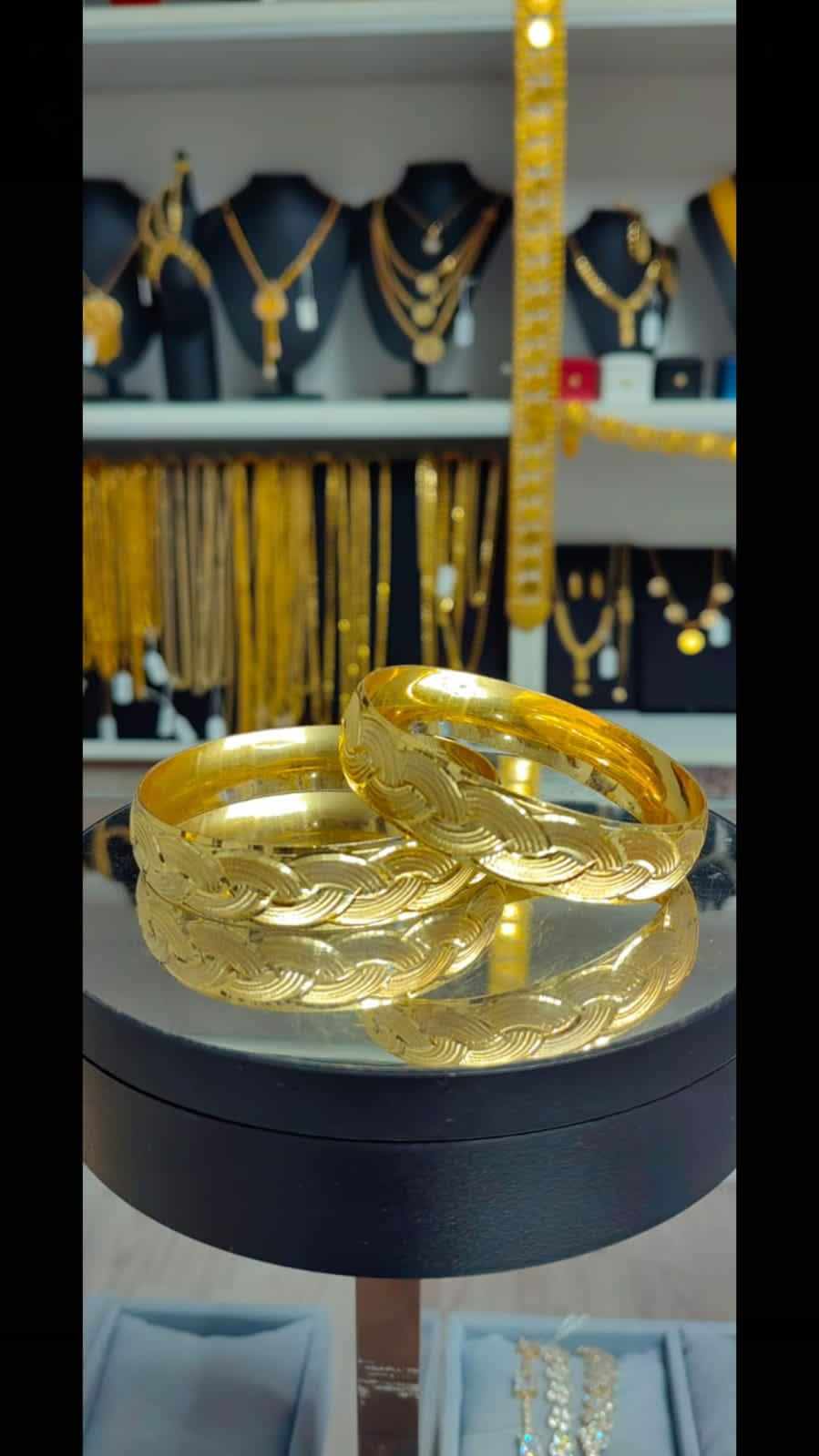 Altın Renginde Lak Kaplama BRACCIALE 1,50 cm - BL15022 - Mad Gold bracciali da 1,50 cm