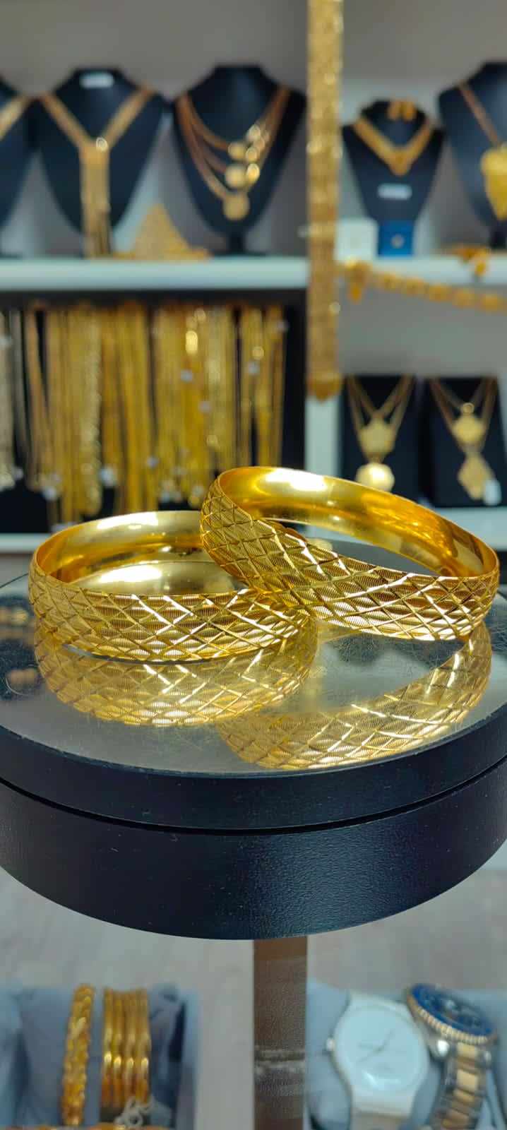 Altın Renginde Lak Kaplama BRACCIALE 1,50 cm - BCBL004 - Mad Gold bracciali da 1,50 cm