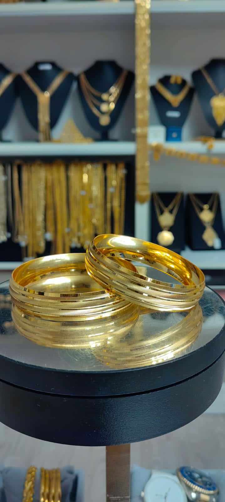 Altın Renginde Lak Kaplama BRACCIALE 1,50 cm - BCBL003 - Mad Gold bracciali da 1,50 cm