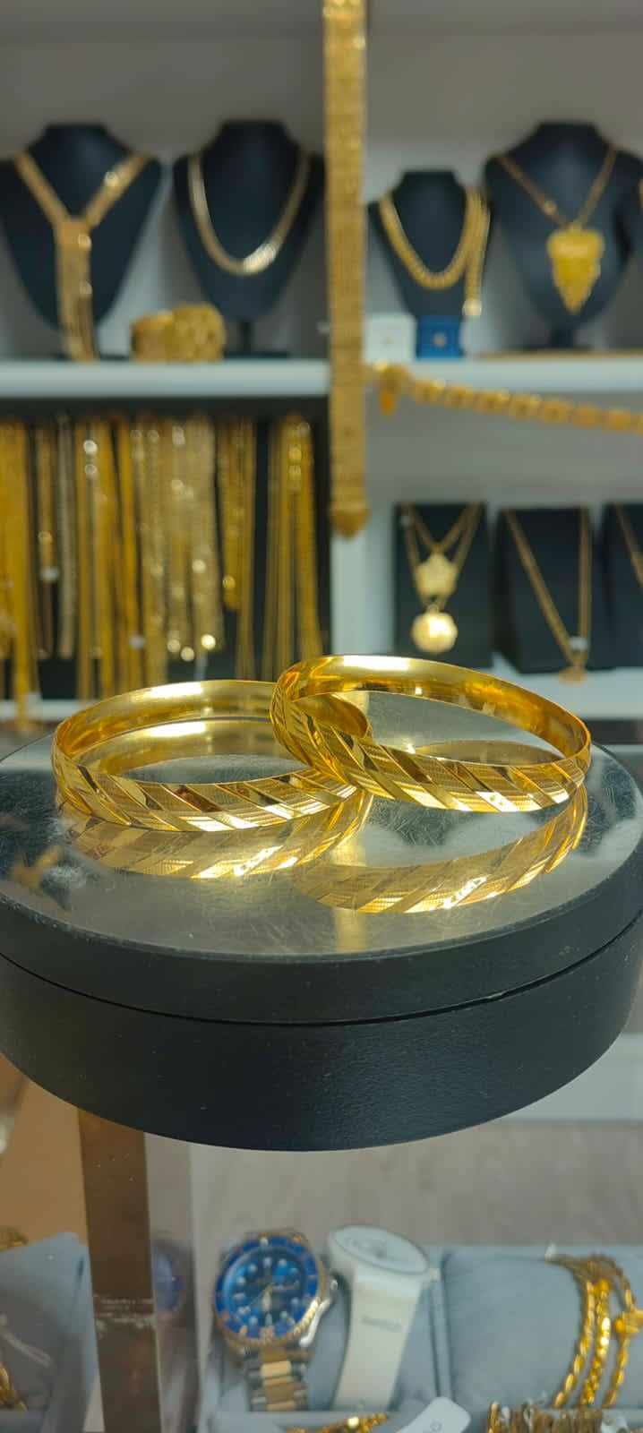 Altın Renginde Lak Kaplama Bracciale da 1,00 cm - BBCA0033 - Mad Gold bracciali da 1 cm