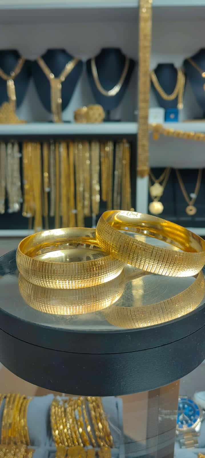 Altın Renginde Lak Kaplama 1,50 cm BİLEZİK - BCBL008 - Mad Gold 1.50 cm bilezikler