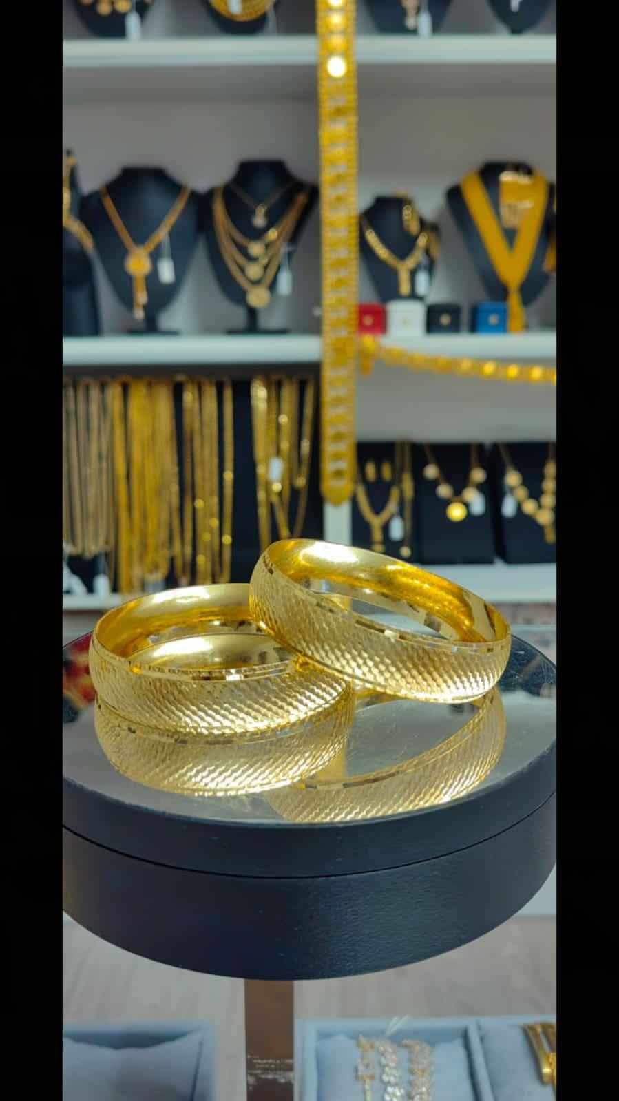 Altın Renginde Lak Kaplama BRACCIALE 1,50 cm - BL15044 - Mad Gold bracciali da 1,50 cm