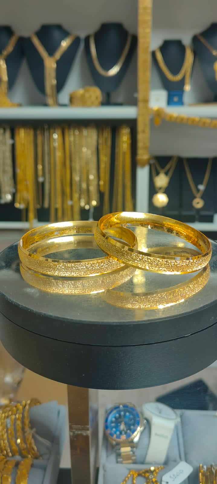 Altın Renginde Lak Kaplama BRACCIALE 1,00 cm - BL0013 - Mad Gold braccialetti