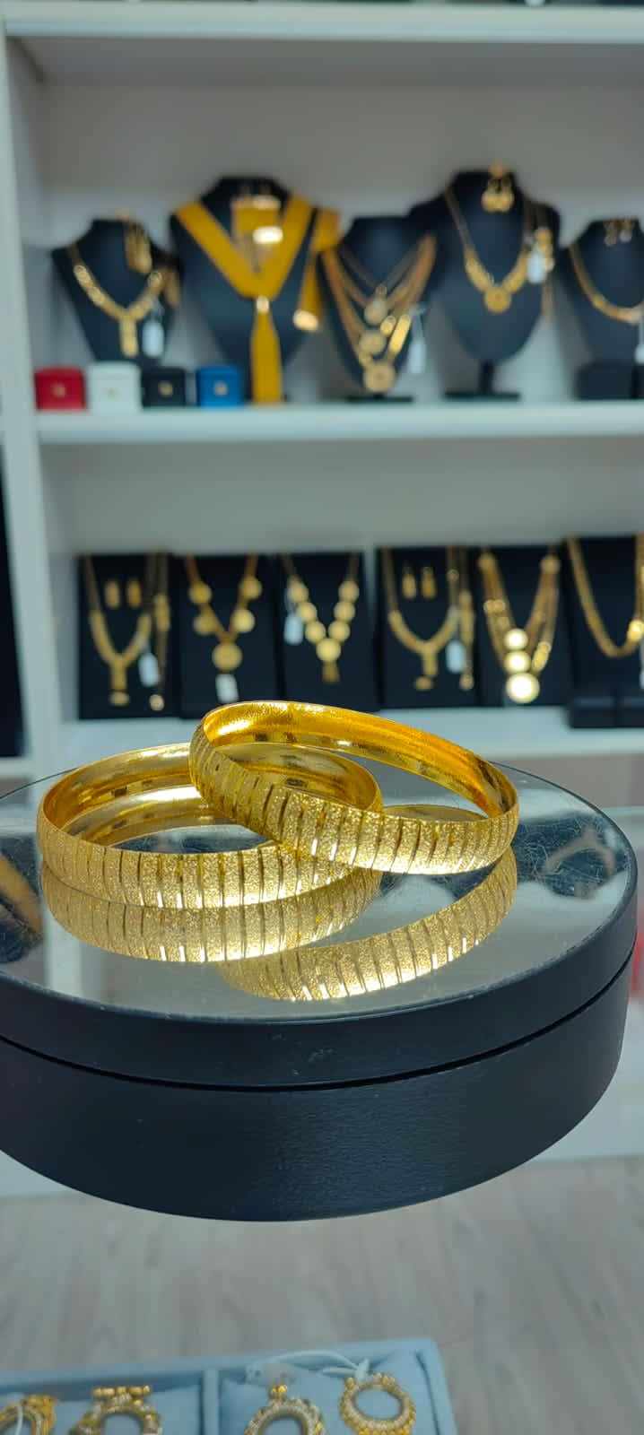 Altın Kaplama Bracciale dimostrativo da 1,00 cm -BCDBA0099 - Mad Gold braccialetti