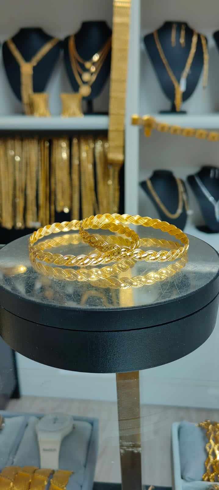 Altın Kaplama BRACCIALE IN MAGLIA DEMO -ORGA0015 - Mad Gold bracciali lavorati a maglia