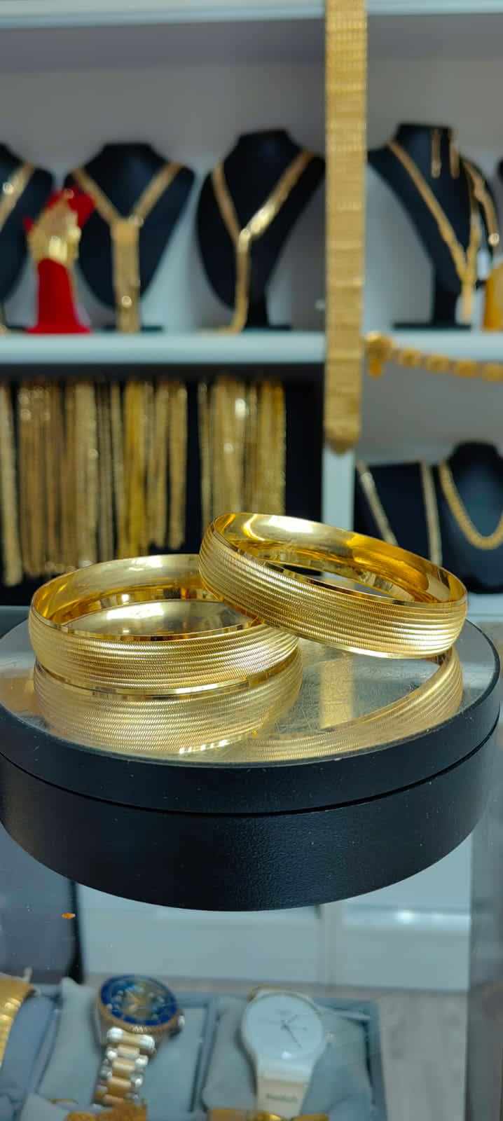 Altın Renginde Lak Kaplama Bracciale da 1,50 cm -BA150021 - Mad Gold bracciali da 1,50 cm