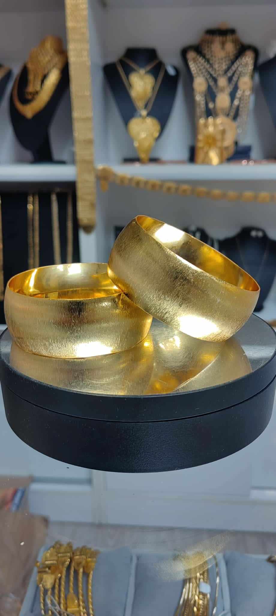 Altın Renginde Lak Kaplama BRACCIALE 3,00 cm - BL30014 - Mad Gold bracciali da 3 cm