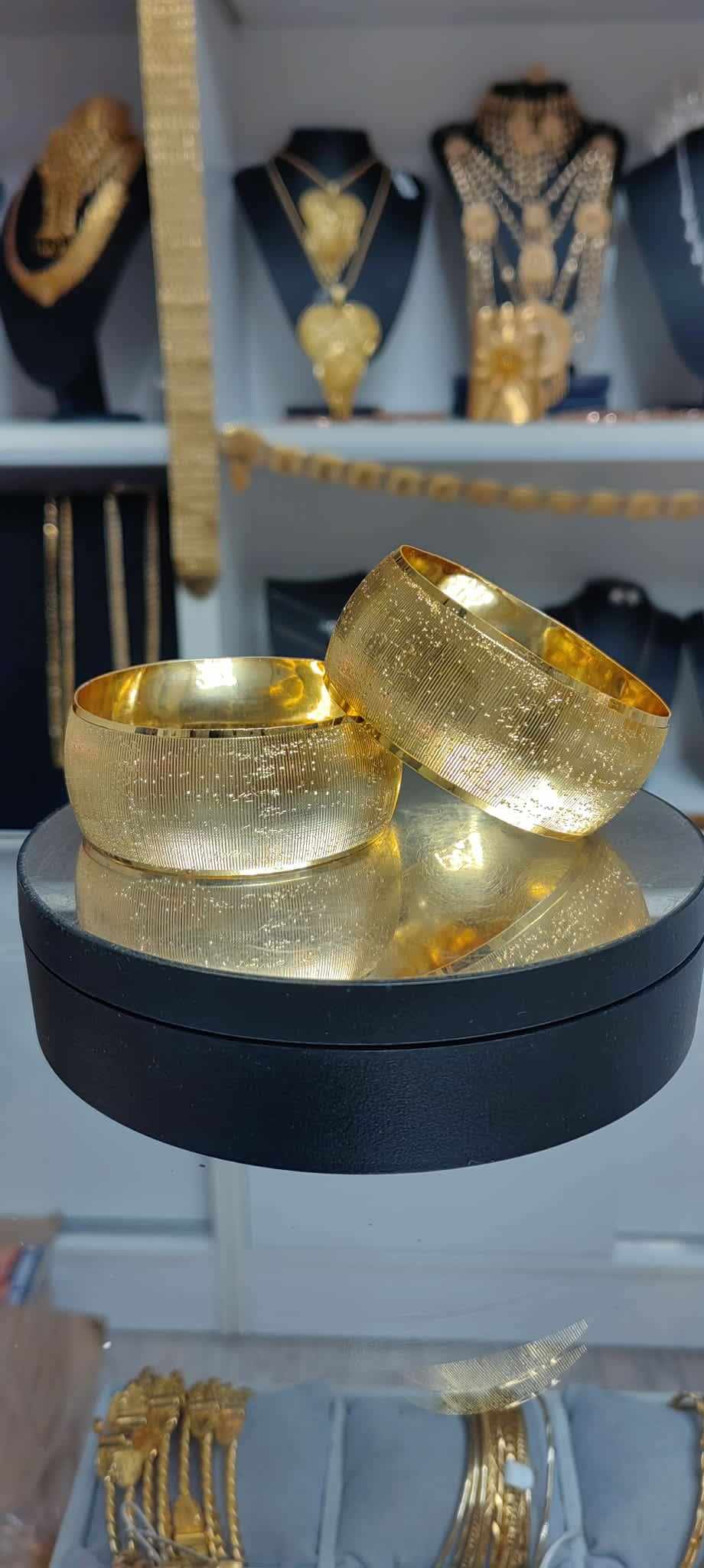 Altın Renginde Lak Kaplama BRACCIALE 3,00 cm - BL30015 - Mad Gold bracciali da 3 cm