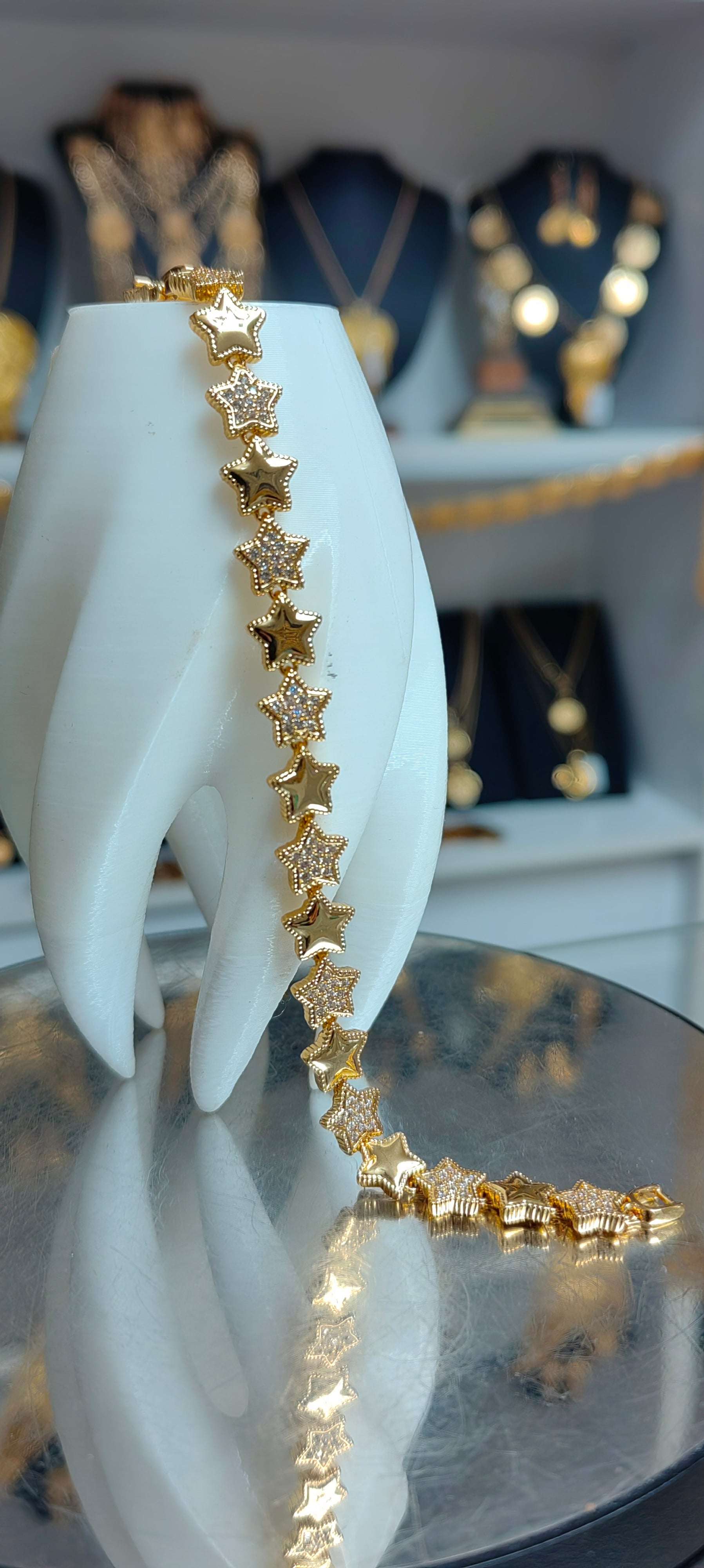 Yıldız model bileklik 