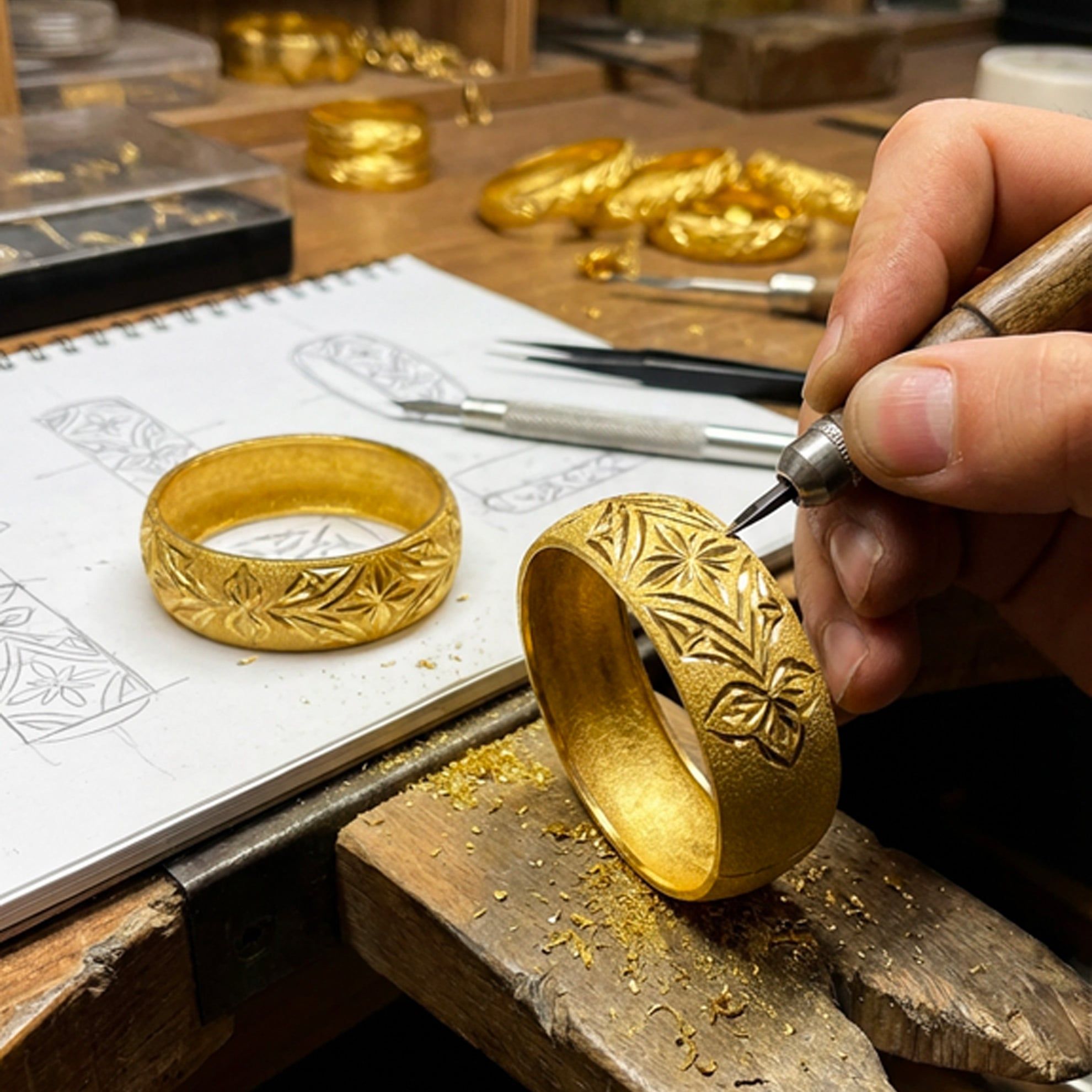 22 Ayar Ton Çelik Burma Bilezik | 2026 Kalite & Uygun Fiyat