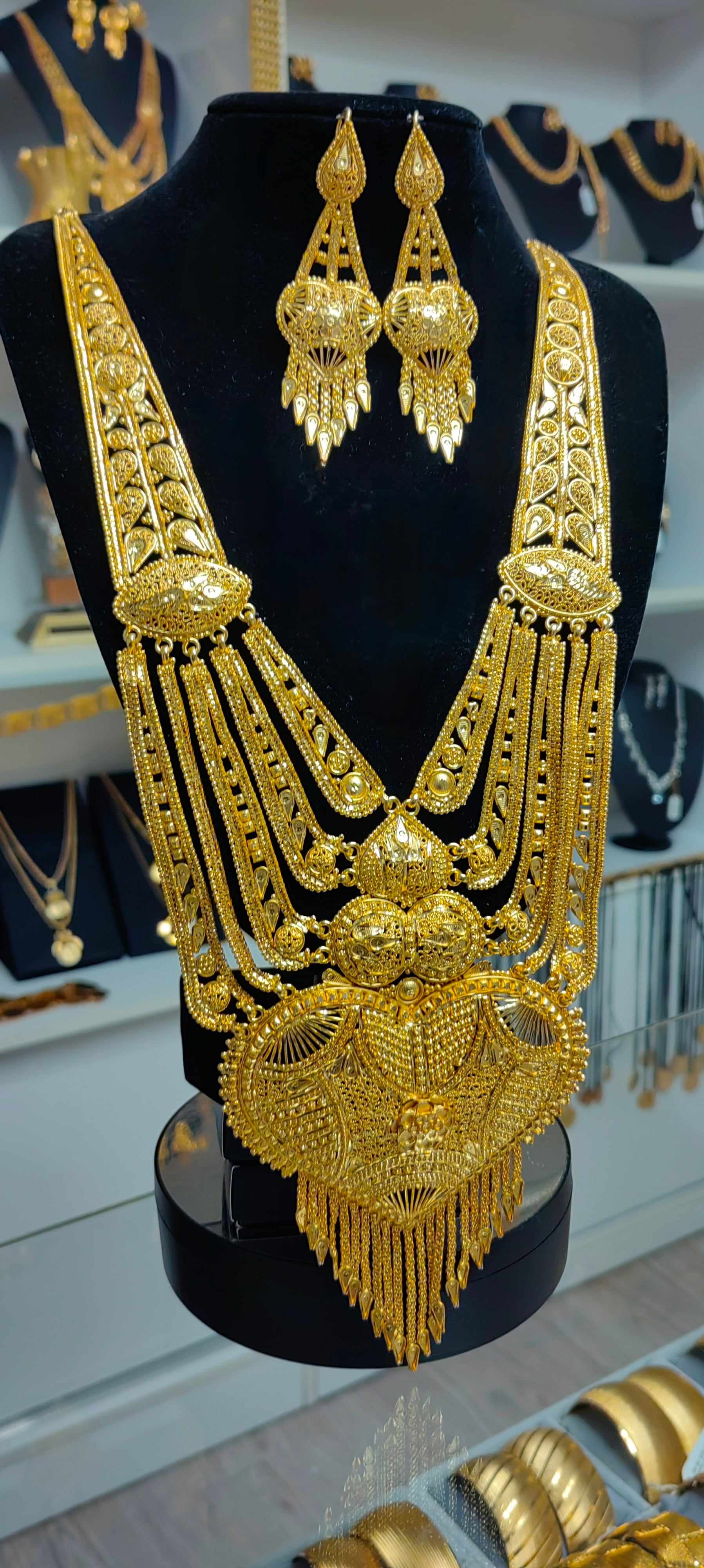 Altın Kaplama Büyük boy hint seti - Mad Gold setler