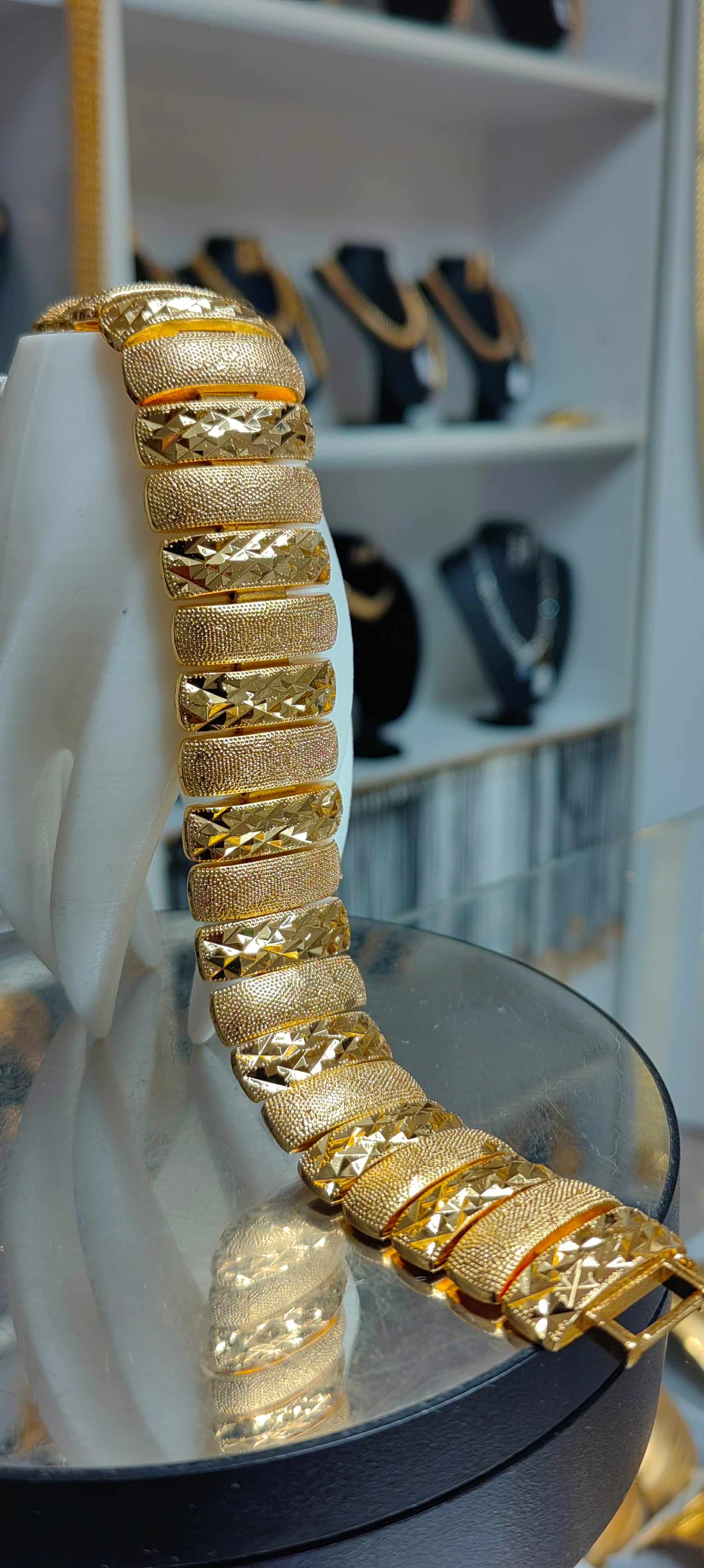 Mikron Kaplama Vòng tay mẫu còng bút - Mad Gold