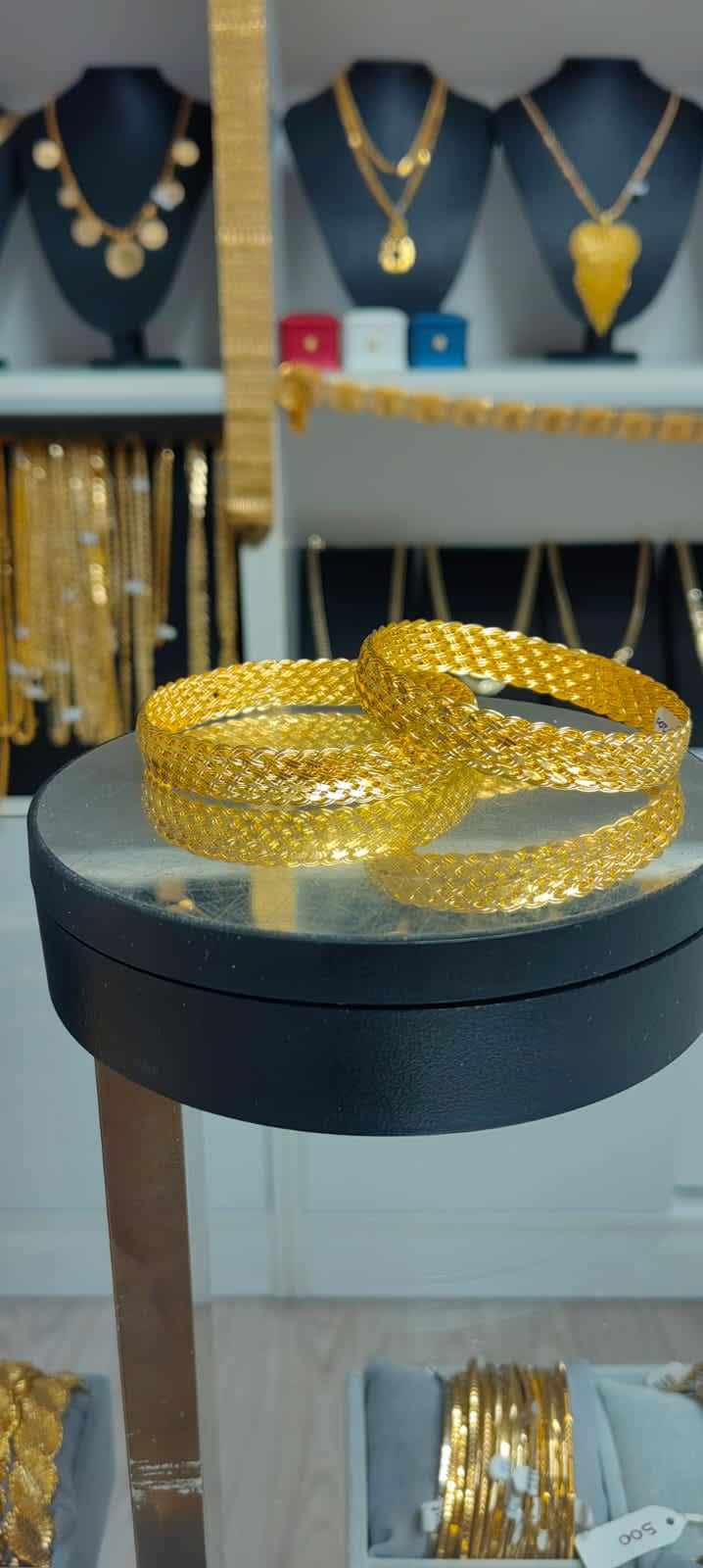 Altın Kaplama Demo náramek košíku - SBA001 - Mad Gold pletené náramky