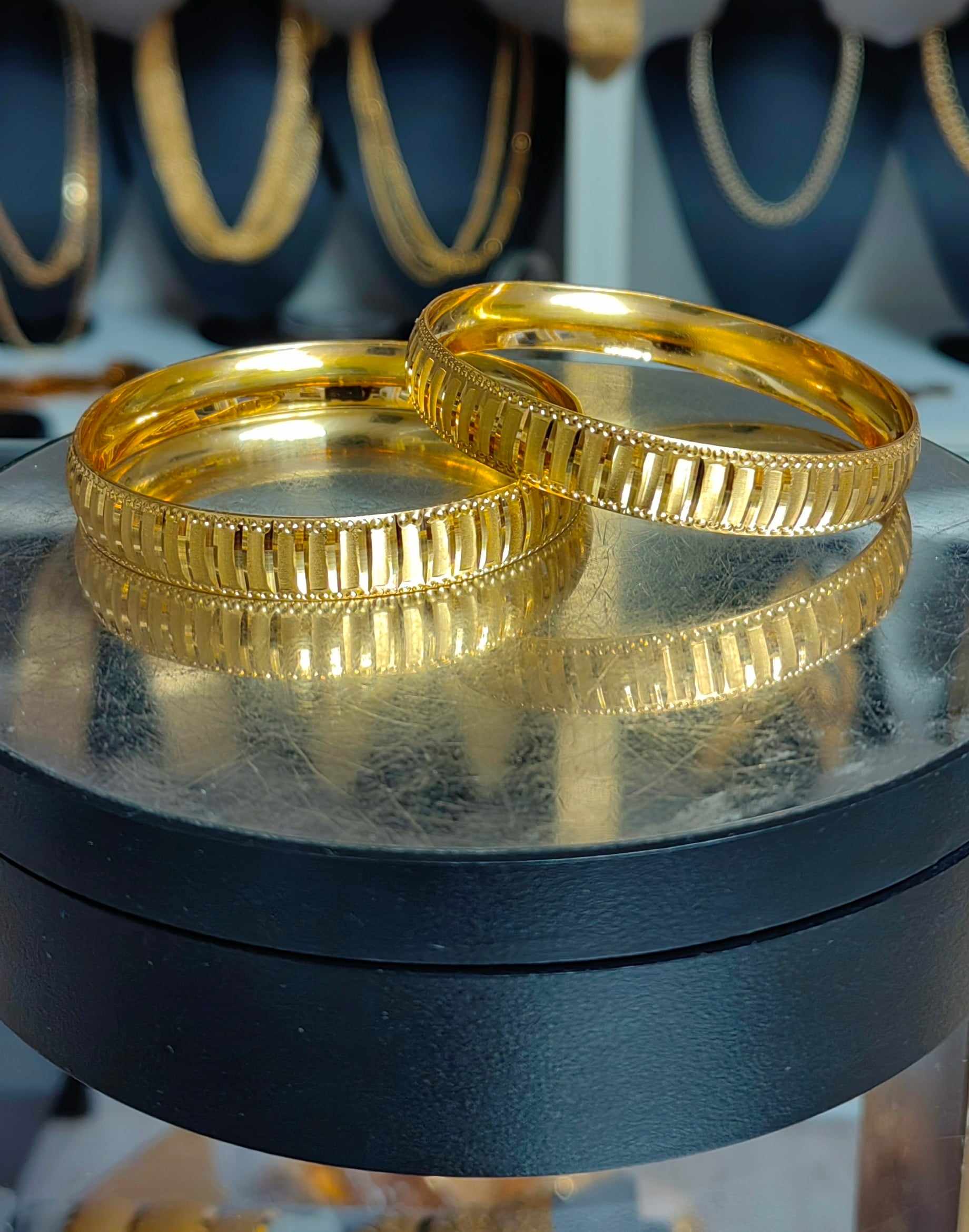 Altın Kaplama 1.00 cm bilezik - Mad Gold 1 cm bilezikler