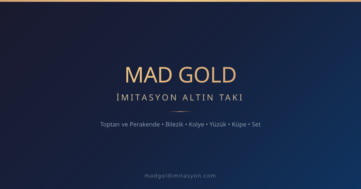 Mad Gold imitasyon kolye koleksiyonu