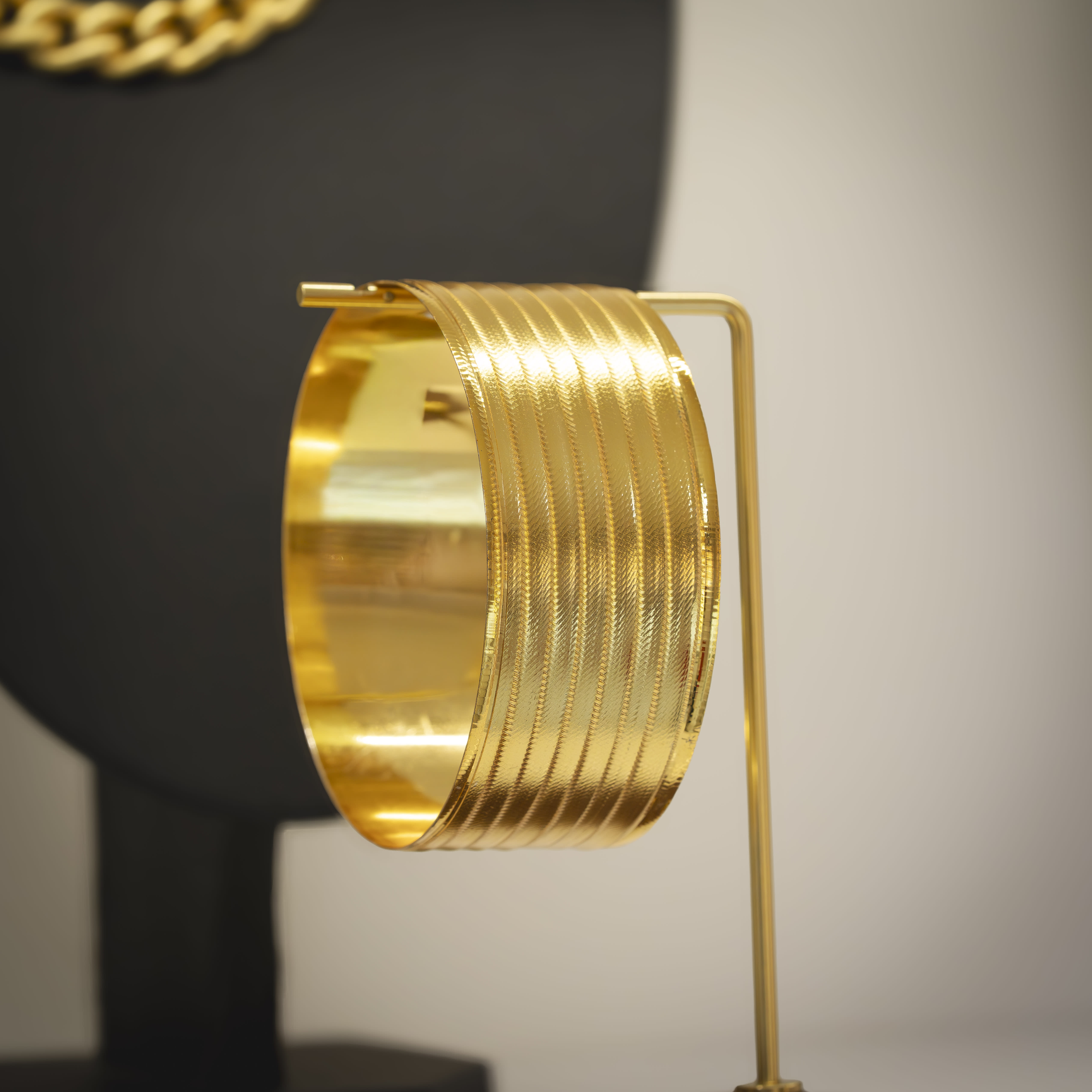 سوار طرابزون 3.00 سم - BCBL003 - أساور | Mad Gold İmitasyon أطقم مجوهرات الذهب المقلد للأعراس والخطوبة - سوار طرابزون 3.00 سم - BCBL003 - أساور