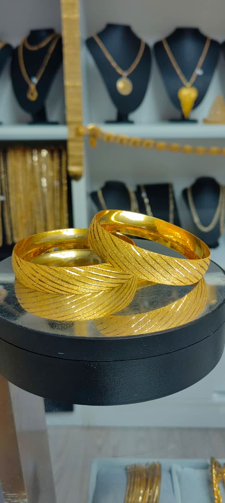 1.50 cm Demo Bilezikler - BA15009 - 1.50 Cm Bilezikler | Mad Gold İmitasyon ikili bilezik kombin 6 mm - 1.50 cm Demo Bilezikler - BA15009 - 1.50 Cm Bilezikler