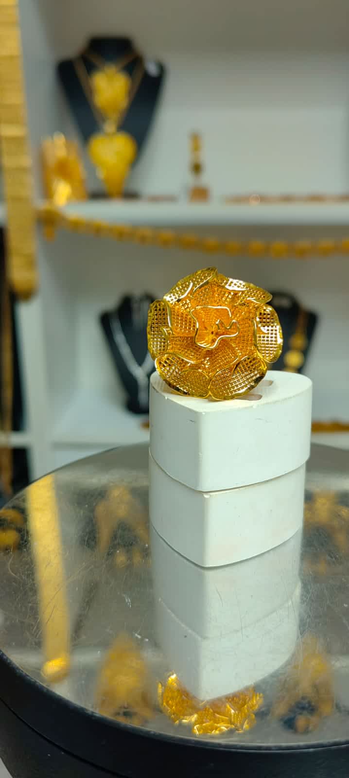 FİZYON YÜZÜK DEMO - FYA0021 | Mad Gold İmitasyon FİZYON YÜZÜK DEMO - FYA0021 - Prsteny