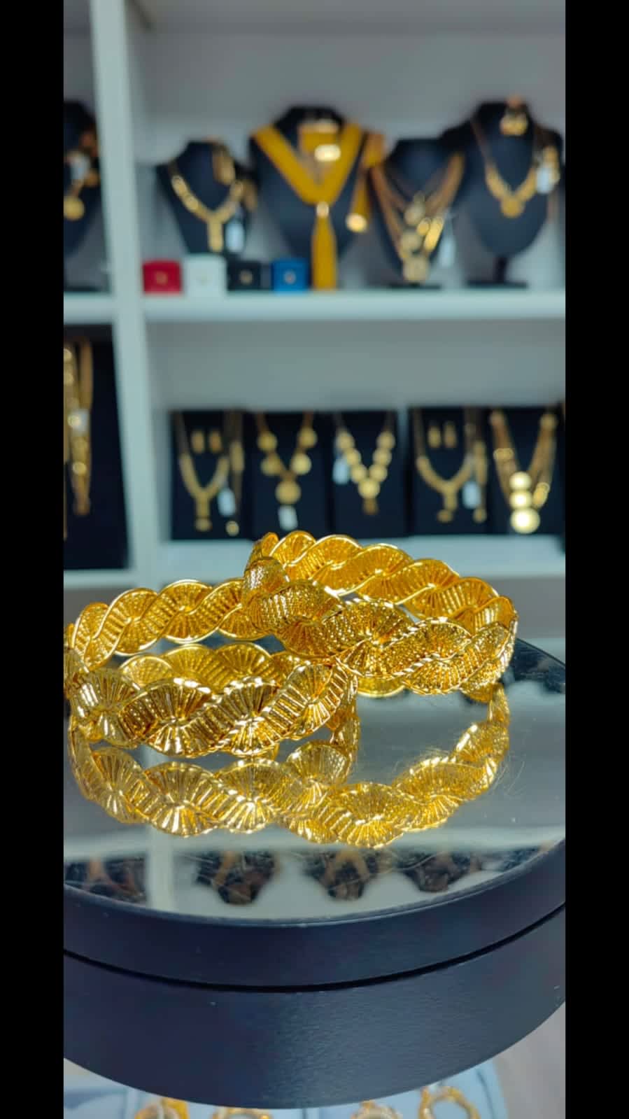 Örgü Bilezik - ORGL006 - Örgü Bilezikler | Mad Gold İmitasyon mat ray bilezik 2 yıl renk garantili - Örgü Bilezik - ORGL006 - Örgü Bilezikler